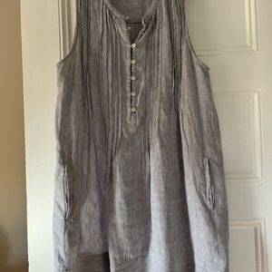 Faherty Isha linen dress